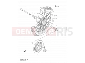 SUZUKI TU250X L1 (2011) (E03,E33) 46 - FRONT WHEEL