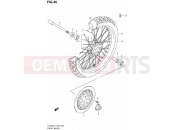 SUZUKI TU250X L1 (2011) (E24) 46 - FRONT WHEEL