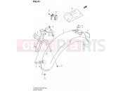SUZUKI TU250X L2 (2012) (E03,E28,E33) 41 - REAR FENDER