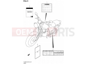 SUZUKI TU250X L2 (2012) (E24) 41 - LABEL