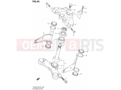 SUZUKI TU250X L2 (2012) (E24) 45 - STEERING STEM