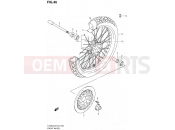 SUZUKI TU250X L2 (2012) (E24) 46 - FRONT WHEEL