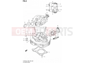 SUZUKI TU250X L3 (2013) (E03,E28,E33) 2 - CYLINDER HEAD
