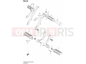 SUZUKI TU250X L3 (2013) (E03,E28,E33) 42 - FOOTREST