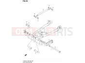 SUZUKI TU250X L3 (2013) (E03,E28,E33) 59 - REAR SWINGINGARM
