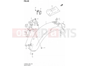 SUZUKI TU250X L3 (2013) (E24) 40 - REAR FENDER