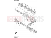 SUZUKI TU250X L5 (2015) (E24) 206A - TRANSMISSION