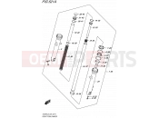 SUZUKI TU250X L5 (2015) (E24) 521A - FRONT FORK DAMPER