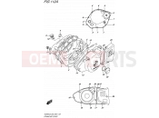 SUZUKI TU250X L6 (2016) (E03,E28,E33) 112A - CRANKCASE COVER