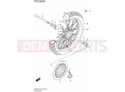 SUZUKI TU250X L6 (2016) (E03,E28,E33) 530A - FRONT WHEEL