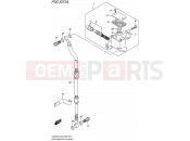 SUZUKI TU250X L6 (2016) (E03,E28,E33) 537A - FRONT MASTER CYLINDER