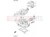 SUZUKI TU250X L6 (2016) (E24) 103A - CYLINDER HEAD