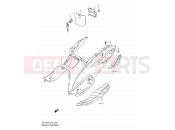 SUZUKI UC125U X (1999) Epicuro 36 - REAR LEG SHIELD