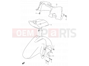 SUZUKI UC150 Y (2000) Epicuro 38 - FRONT FENDER