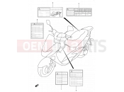 SUZUKI UC150 Y (2000) Epicuro 44 - LABEL (MODEL X/Y)