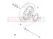 SUZUKI UC150 Y (2000) Epicuro 48A - FRONT WHEEL (MODEL Y/K1)
