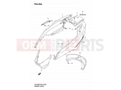 SUZUKI UH125 K3 (2003) Burgman 35A - FRAME COVER (MODEL K3)