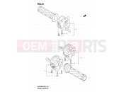 SUZUKI UH125 K4 (2004) Burgman 31 - HANDLE SWITCH
