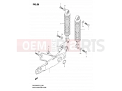 SUZUKI UH125 K4 (2004) Burgman 56 - REAR SWINGING ARM