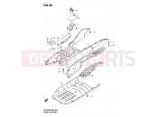 SUZUKI UH125 K5 (2005) Burgman 38 - REAR LEG SHIELD