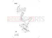 SUZUKI UH125 K7 (2007) Burgman (E19) 34 - FRONT LEG SHIELD (MODEL K7)
