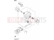 SUZUKI UH125 K8 (2008) Burgman (E19) 7 - CRANKSHAFT