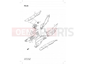 SUZUKI UH125 K9 (2009) Burgman (E02) 36 - REAR LEG SHIELD