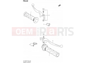 SUZUKI UH125 K9 (2009) Burgman (E02) 42 - HANDLE LEVER