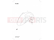 SUZUKI UH125 K9 (2009) Burgman (E19) 40B - FRONT FENDER (MODEL K9)