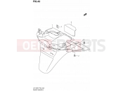 SUZUKI UH125 K9 (2009) Burgman (E19) 43 - REAR FENDER