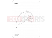 SUZUKI UH125 L0 (2010) Burgman (E02) 40C - FRONT FENDER (MODEL L0)
