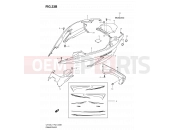 SUZUKI UH125 L1 (2011) Burgman (P19) 33B - FRAME COVER (MODEL RACING P19)