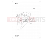 SUZUKI UH125 L1 (2011) Burgman (P19) 43 - REAR FENDER
