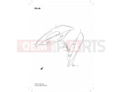 SUZUKI UH125 L1 (2011) Burgman (P19) 46 - PILLION RIDER HANDLE