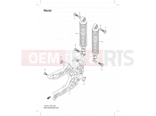 SUZUKI UH125 L1 (2011) Burgman (P19) 53 - REAR SWINGINGARM