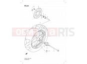 SUZUKI UH125 L1 (2011) Burgman (P19) 49 - FRONT WHEEL