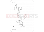 SUZUKI UH125G L0 (2010) Burgman 34C - FRONT LEG SHIELD (MODEL L0)