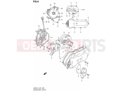 SUZUKI UZ50D L3 (2013) Lets (E27) 6 - CRANKCASE COVER