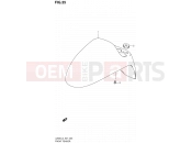 SUZUKI UZ50D L3 (2013) Lets (E27) 35 - FRONT FENDER