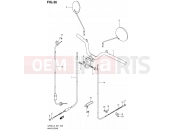SUZUKI UZ50D L3 (2013) Lets (E27) 36 - HANDLEBAR