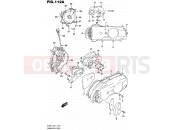 SUZUKI UZ50 L5 (2015) Lets (E27) 112A - CRANKCASE COVER