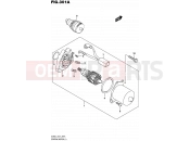 SUZUKI UZ50 L5 (2015) Lets (E27) 301A - STARTING MOTOR (MITSUBA)