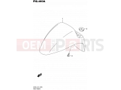 SUZUKI UZ50 L5 (2015) Lets (E27) 460A - FRONT FENDER
