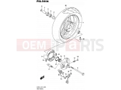 SUZUKI UZ50 L5 (2015) Lets (E27) 530A - FRONT WHEEL
