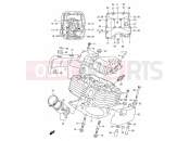 SUZUKI VL1500 Y (2000) Intruder LC 2 - CYLINDER HEAD (REAR)(MODEL W/X/Y)
