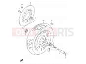 SUZUKI VL1500 Y (2000) Intruder LC 51 - FRONT WHEEL (MODEL W/X/Y/K1)