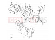 SUZUKI VL1500 Y (2000) Intruder LC 52A - FRONT CALIPER (MODEL X/Y/K1)