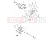 SUZUKI VL1500 Y (2000) Intruder LC 57A - REAR WHEEL (MODEL Y/K1)