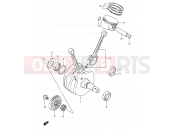 SUZUKI VL1500 K2 (2002) Intruder LC 6 - CRANKSHAFT