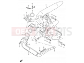 SUZUKI VL1500 K2 (2002) Intruder LC 13A - MUFFLER (MODEL K1/K2/K3/K4)